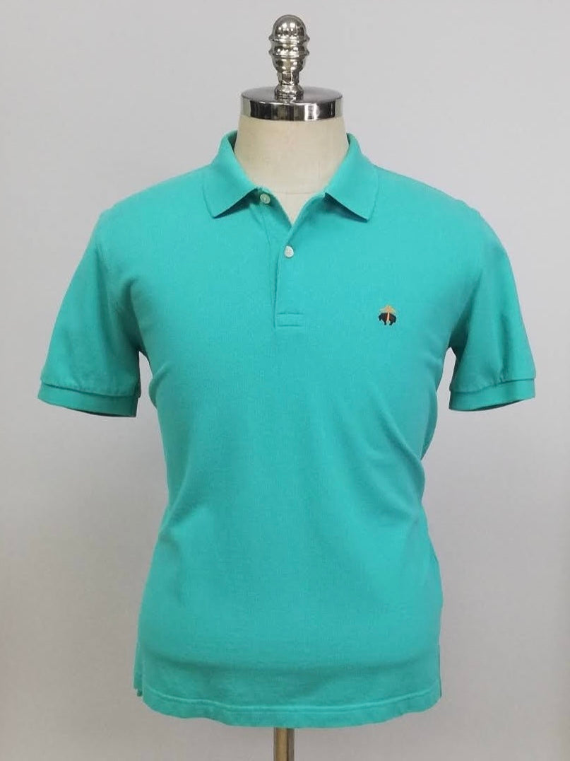 Camiseta Polo Brooks Brothers 🐑 color verde Talla M Slim Fit