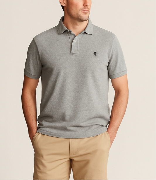 Camiseta Polo Ralph Lauren 🏇🏼color gris claro Talla L Entalle Regular