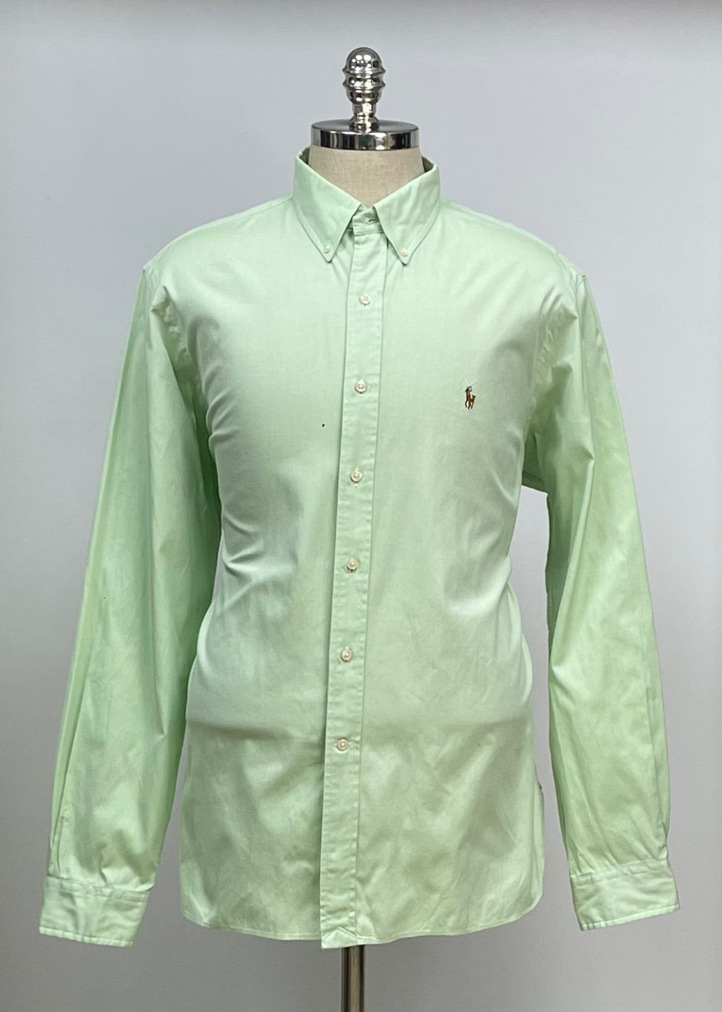 Camisa de botones Polo Ralph Lauren 🏇🏼 color verde claro Talla XL Entalle Regular