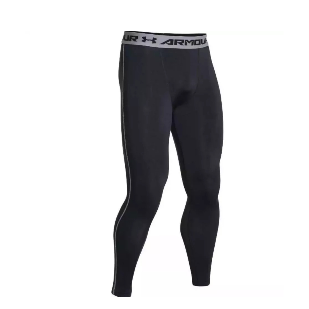 Mallas de entrenamiento Under Armour 🏋🏽 Pro Dri-FIT para hombre en Color Negro y cintura gris Talla L