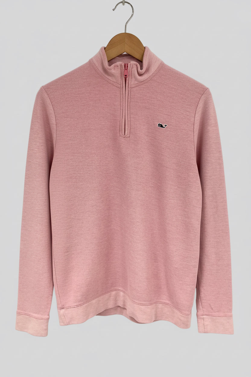 Sueter Jersey de niño o niña Vineyard Vines 🐳 color rosado claro con logo azul navy Talla XL