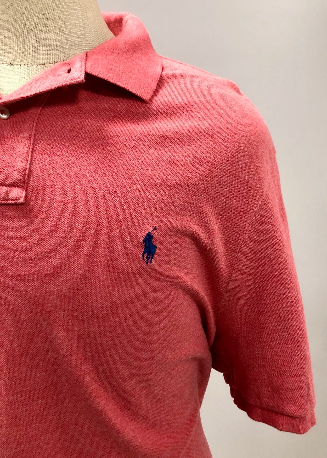 Camiseta Polo Ralph Lauren 🏇🏼color rosado magenta Talla XXL Entalle Clásico