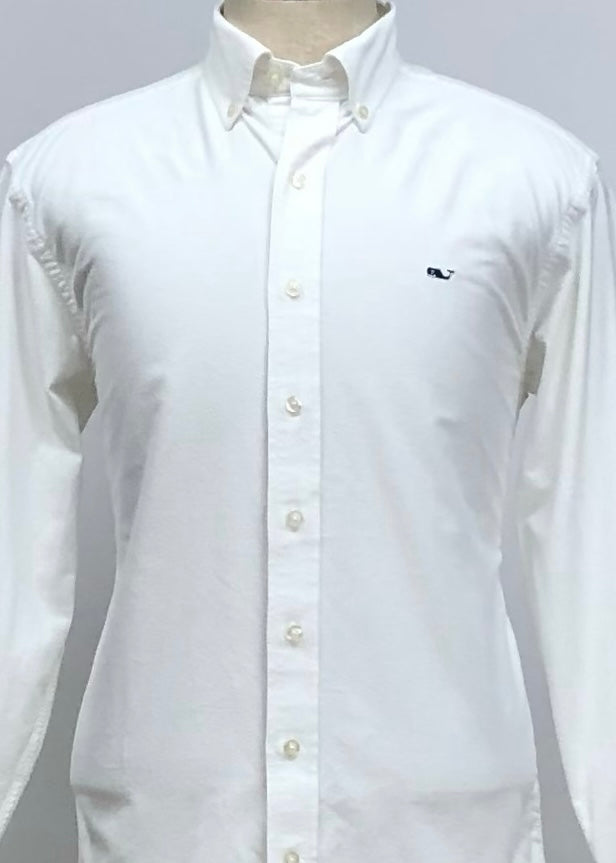 Camisa de botones Vineyard Vines 🐳  Color blanco Talla M Entalle Regular