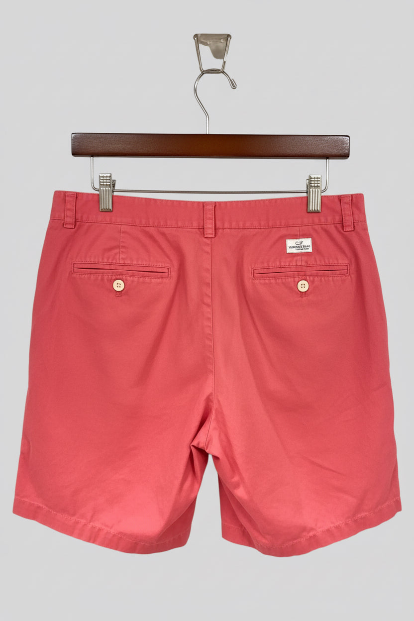 Short Casual Vineyard Vines 🐳 color rosado magenta talla 33