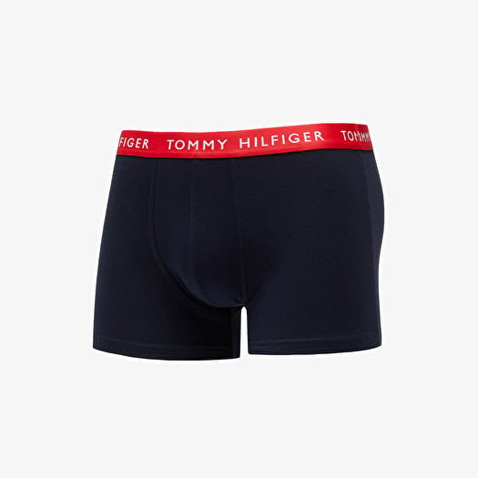 Paquete de 3 Boxer Briefs Tommy Hilfiger 🇺🇸 Tela algodón stretch color azul navy Talla S