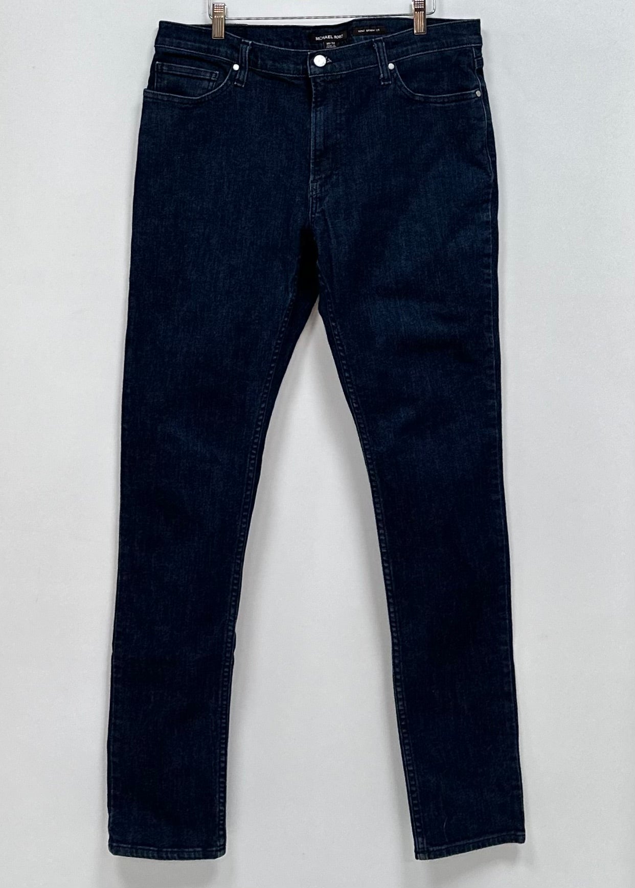 Pantalon jeans color azul denim Michael Kors Talla 36x34 Corte Slim Fit