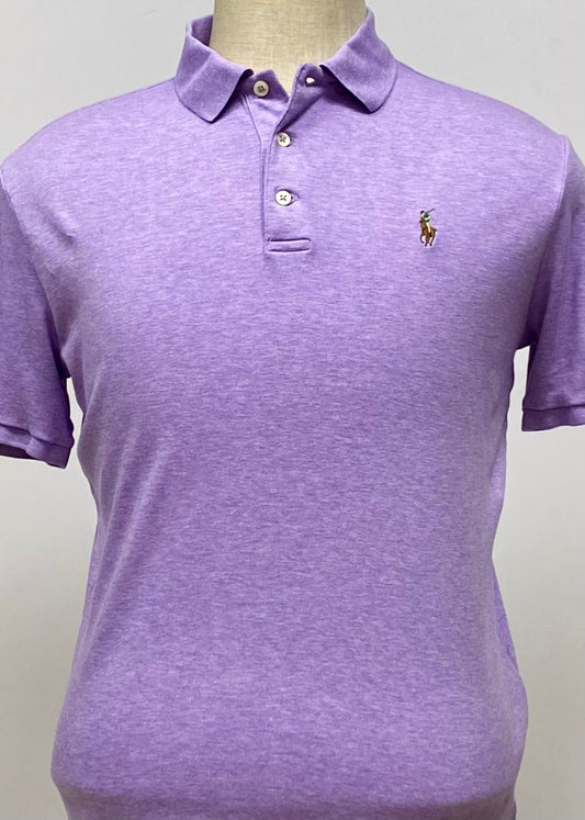 Camiseta Polo Ralph Lauren 🏇🏼 color Lila Talla S Entalle Clásico