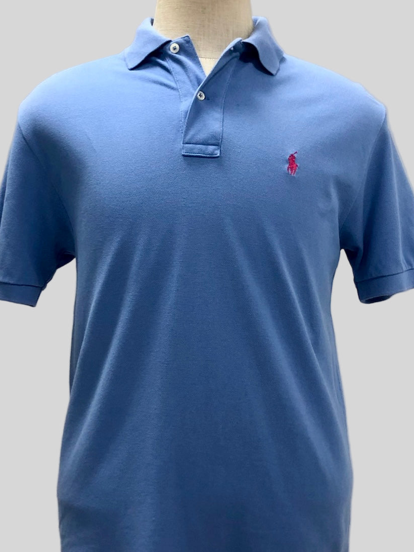 Camiseta Polo Ralph Lauren 🏇🏼color azul claro Talla M Entalle Regular