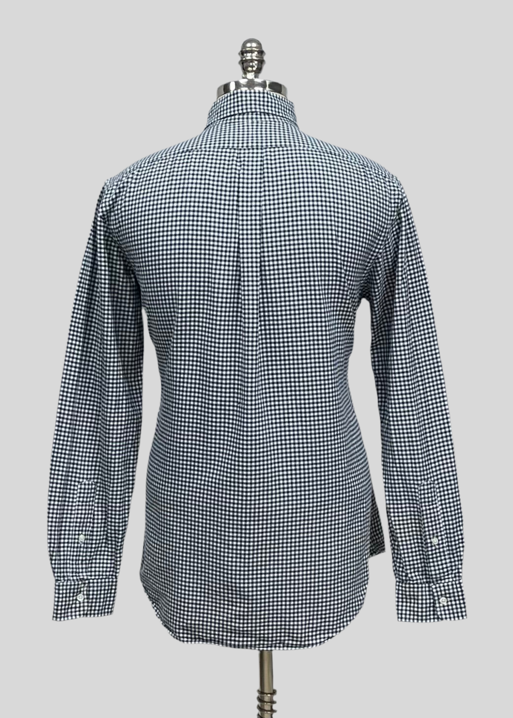 Camisa Polo Ralph Lauren 🏇🏼 con patron de cuadros gingham negro y blanco Talla L Entalle Regular