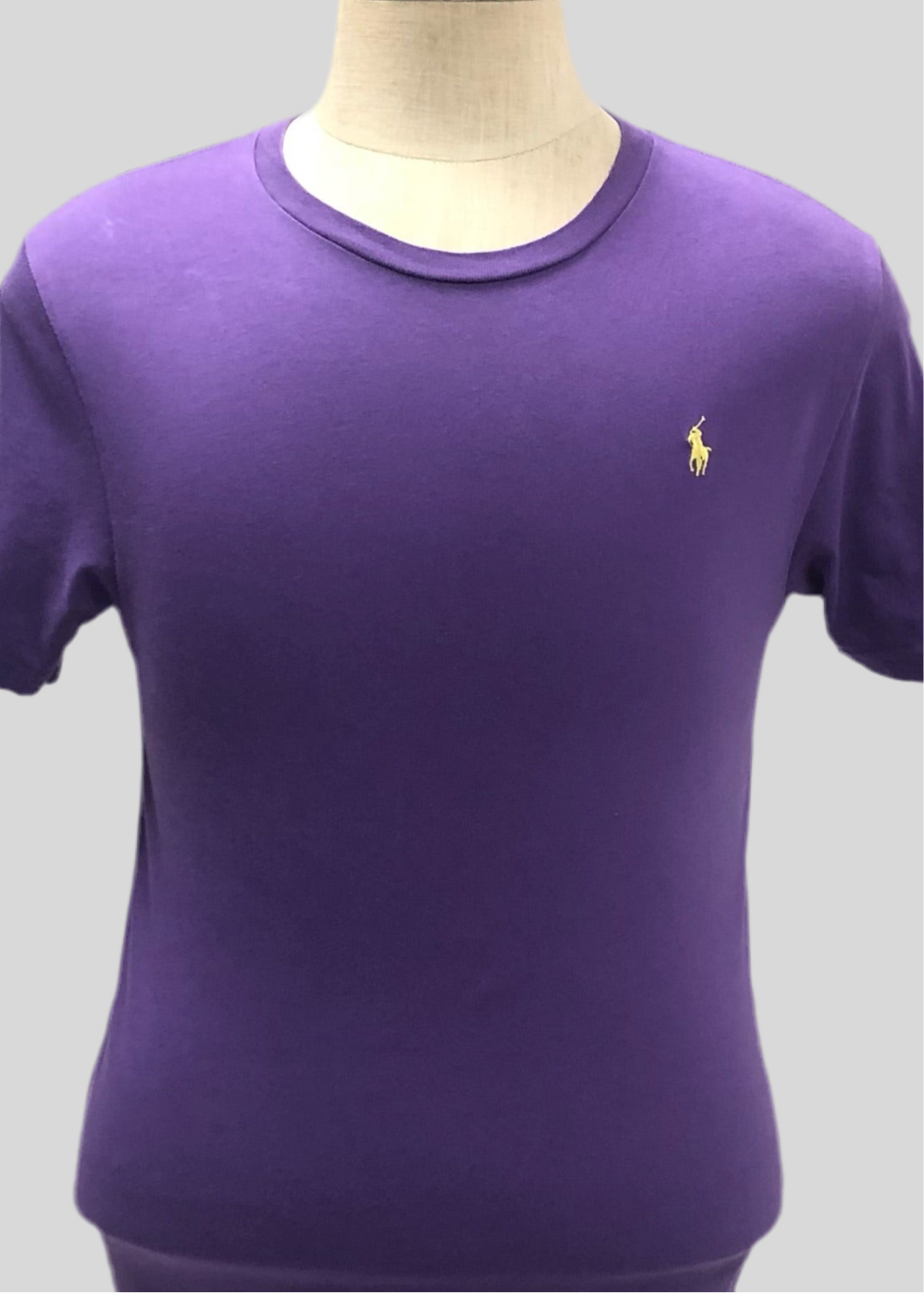 Camiseta cuello redondo de niño Ralph Lauren 🏇🏼 Color morado Talla L (14-16) Entalle Regular (ver descripción)