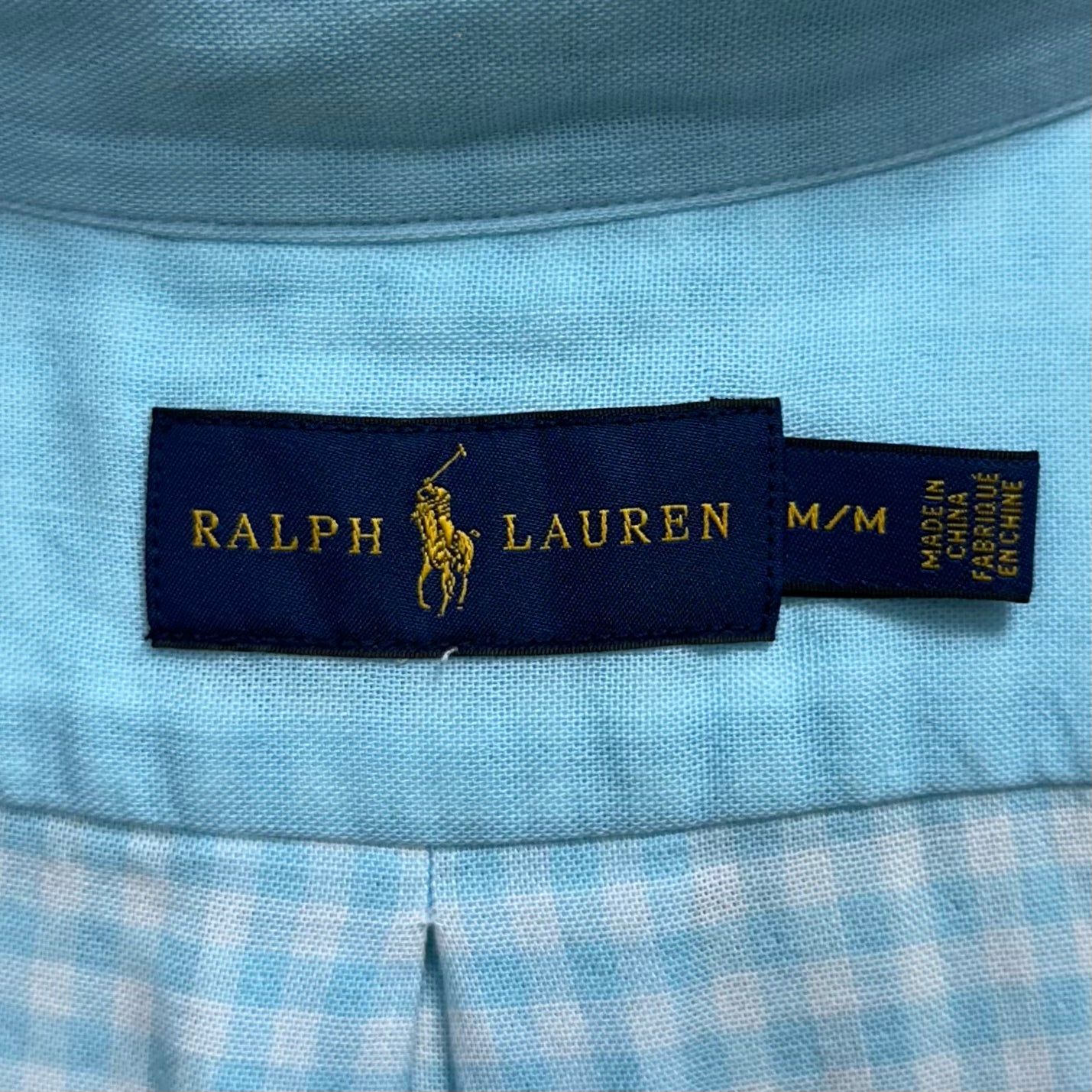 Camisa de botones Polo Ralph Lauren 🏇🏼 en color celeste claro Talla M Entalle Regular