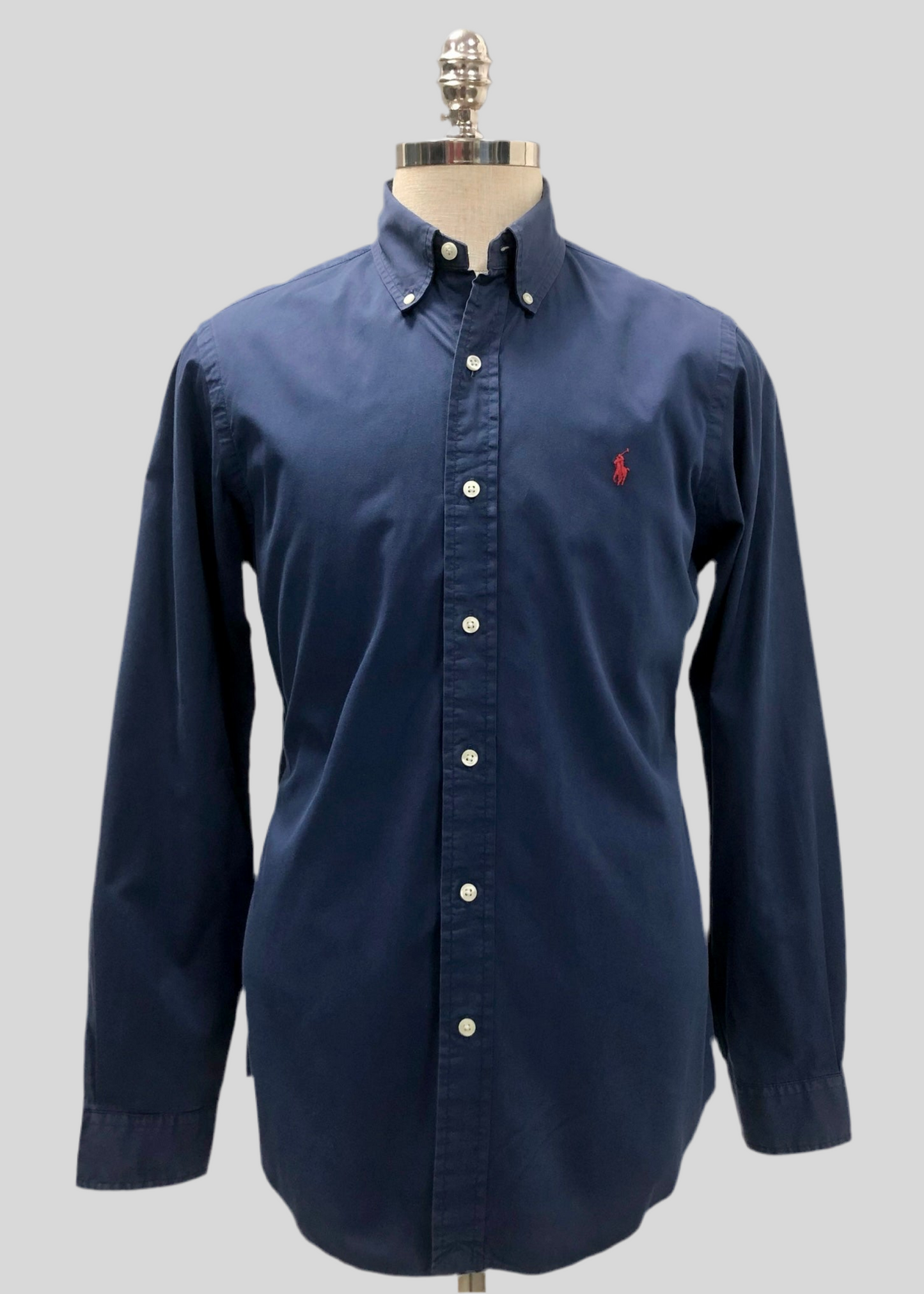 Camisa de botones Polo Ralph Lauren 🏇🏼 en color azul navy Talla M Entalle Regular