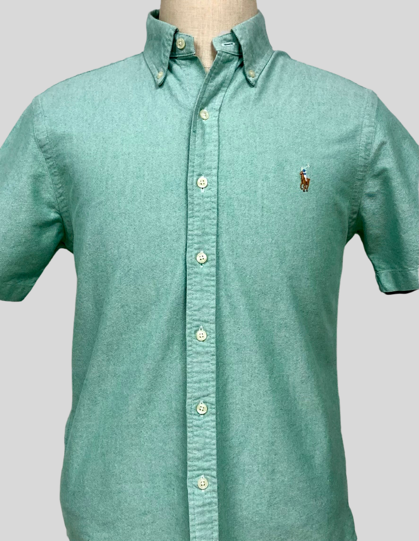 Camisa de botones en color verde menta Polo Ralph Lauren 🏇🏼 Talla XL Entalle Slim Fit