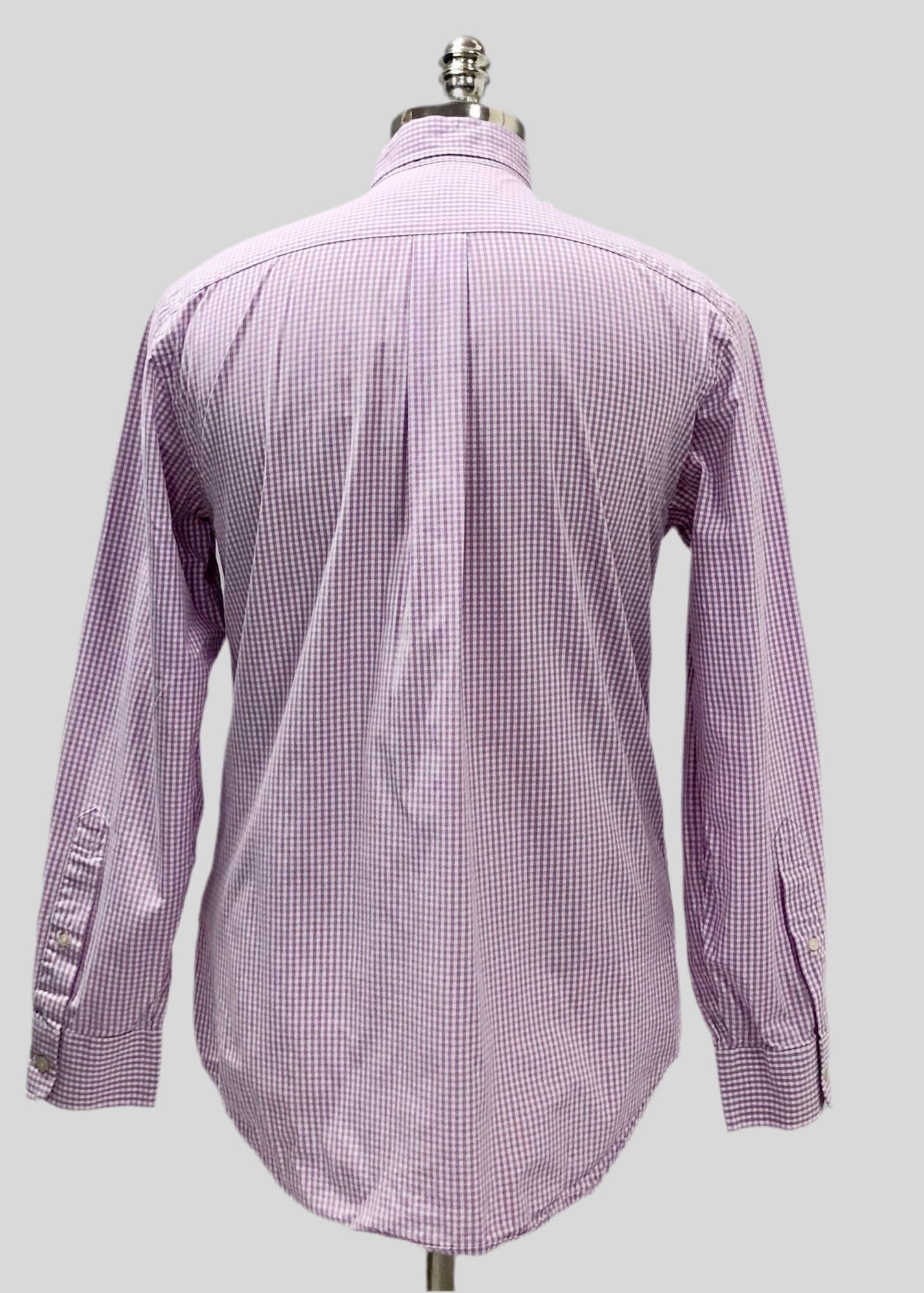 Camisa de botones Vineyard Vines 🐳 con patron cuadros gingham en color lila y blanco Talla M Entalle Regular