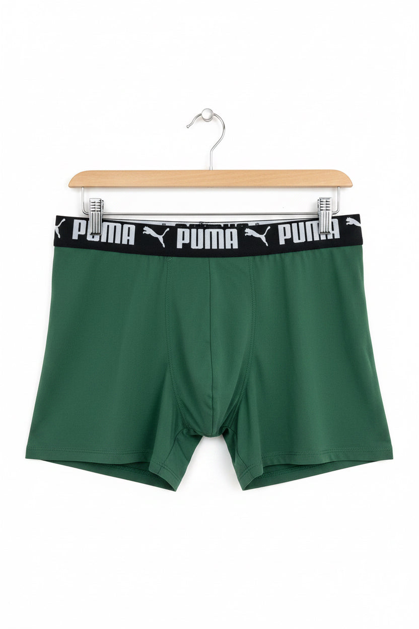 Boxers Briefs Puma 🐆 Tela Performance color verde claro Talla L