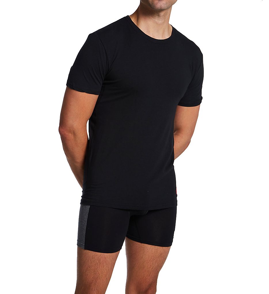 Paquete de 3 Boxer Briefs Polo Ralph Lauren 🏇🏼 4D Flex Tela algodón stretch color negro Talla L