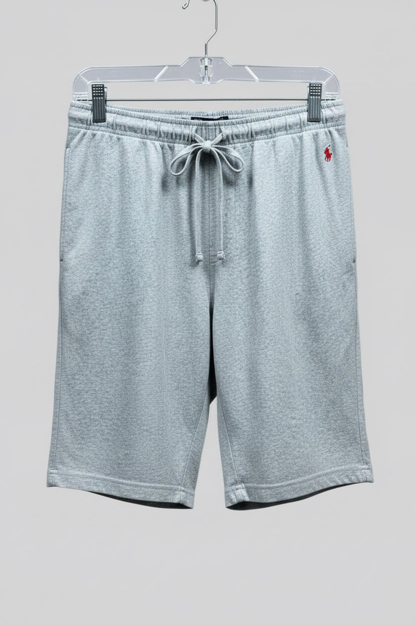 Short Lounge Polo Ralph Lauren 🏇🏼 color Gris y logo en rojo Talla M