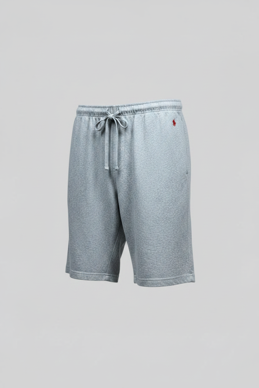 Short Lounge Polo Ralph Lauren 🏇🏼 color Gris y logo en rojo Talla M