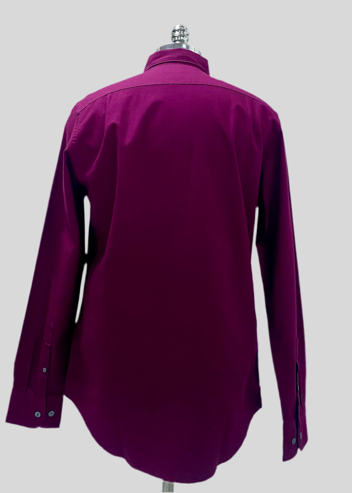 Camisa de botones Psycho Bunny 🐰  Oxford Color rojo oscuro con logo tradicional Talla M Entalle Regular