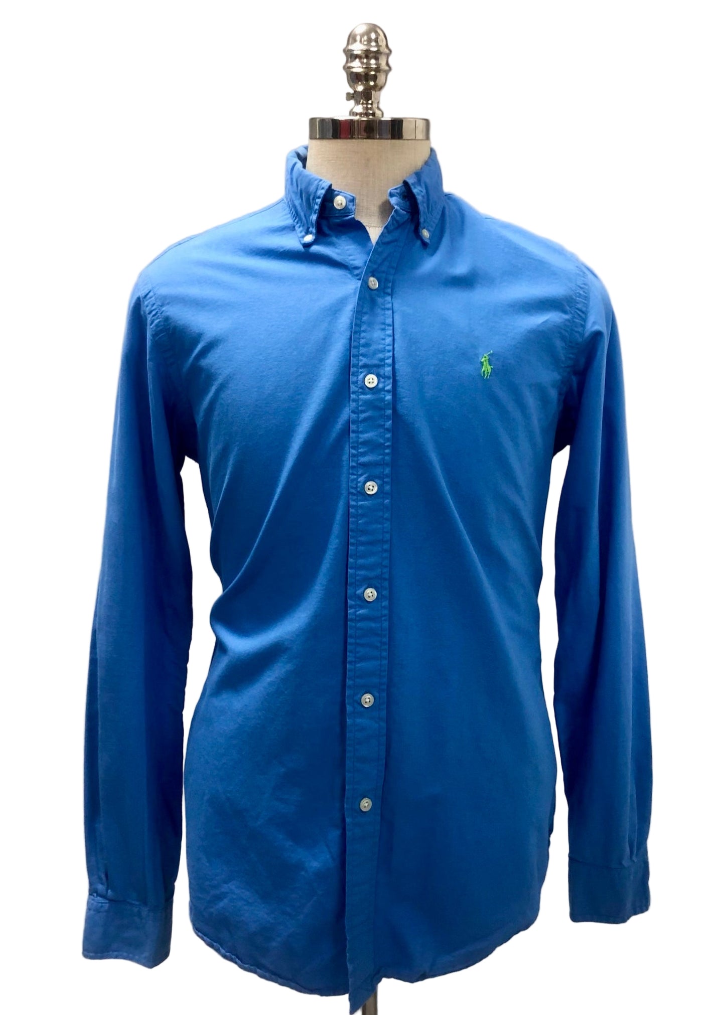 Camisa de botones Polo Ralph Lauren 🏇🏼 Oxford en color azul Talla M Entalle Regular