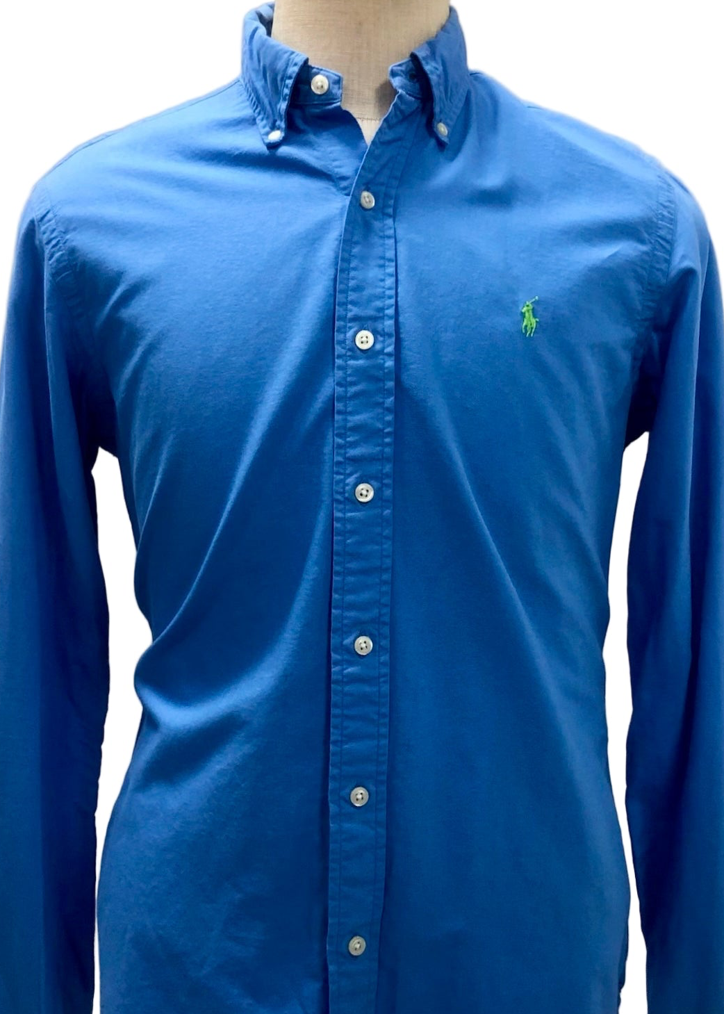 Camisa de botones Polo Ralph Lauren 🏇🏼 Oxford en color azul Talla M Entalle Regular