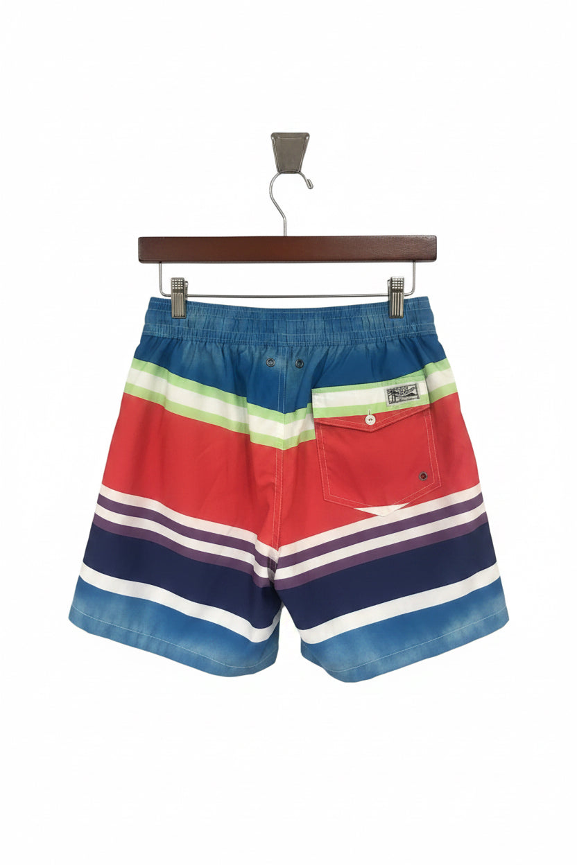 Short de baño Polo Ralph Lauren 🏇🏼 color azul navy con diseño de rayas talla S