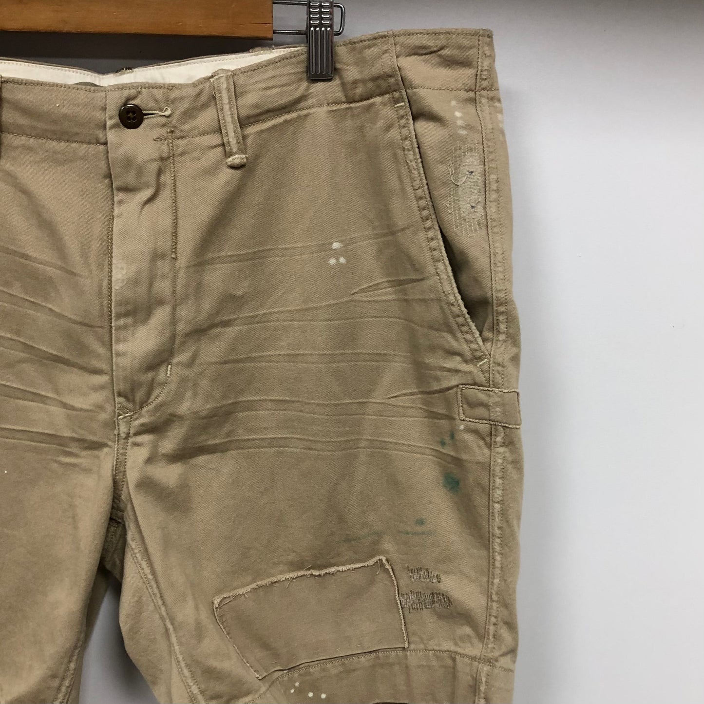 Short Casual Polo Ralph Lauren color Kaki y diseño cargo Talla 38