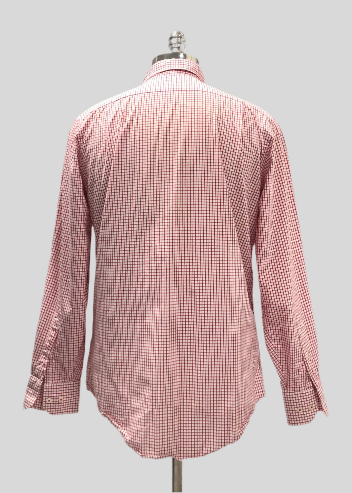Camisa de botones Southern Tide  🐟 Con patron de cuadros en color rojo y blanco Talla M Entalle Regular
