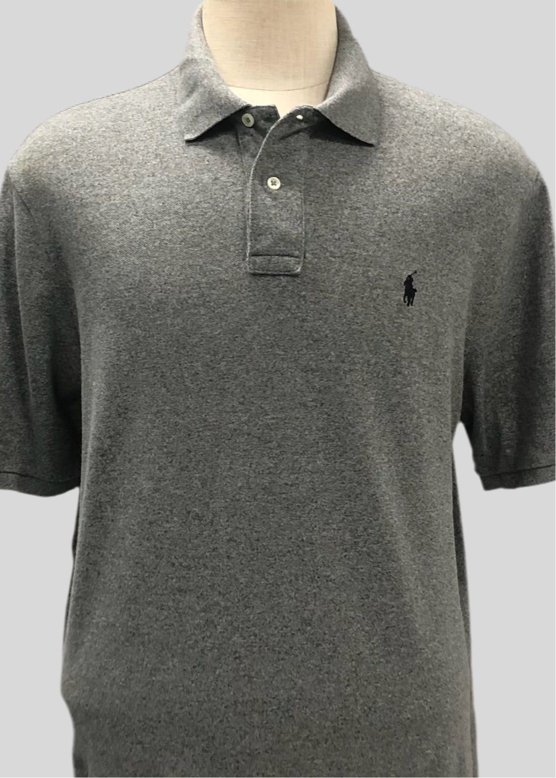 Camiseta Polo Ralph Lauren 🏇🏼 color gris oscuro con Talla XL Entalle Regular (ver descripción)