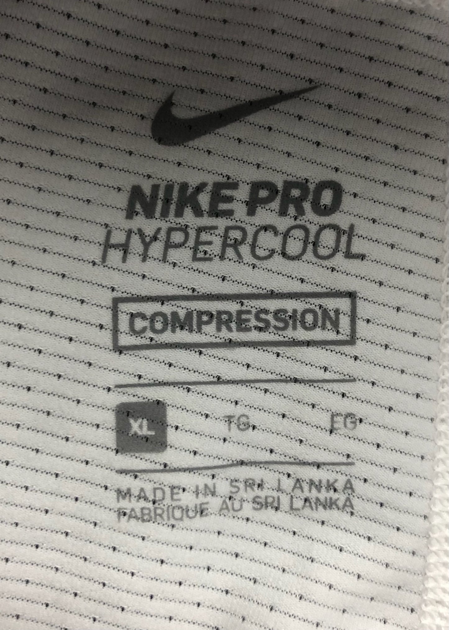 Mallas de entrenamiento licra Nike ✔️ Pro Dri-FIT 3/4 para hombre en Color blanco Talla XL