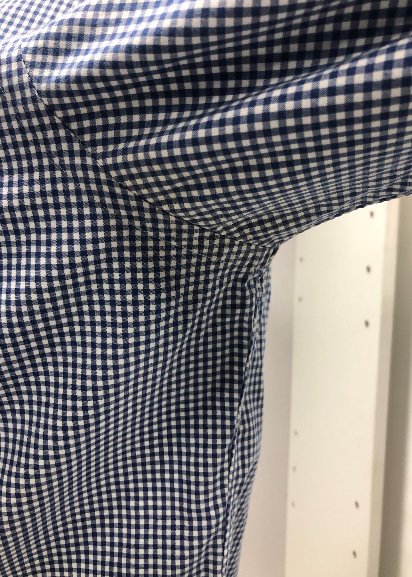 Camisa de botones Polo Ralph Lauren 🏇🏼 de cuadros gingham en color azul y blanco Talla L Entalle Regular (ver descripción)