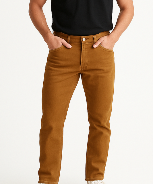 Pantalon jeans Levis 👖 color mostaza Talla 33x34 Corte Slim Fit