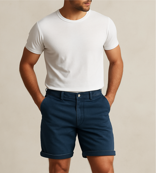 Short Casual Vineyard Vines 🐳 color azul navy talla 35