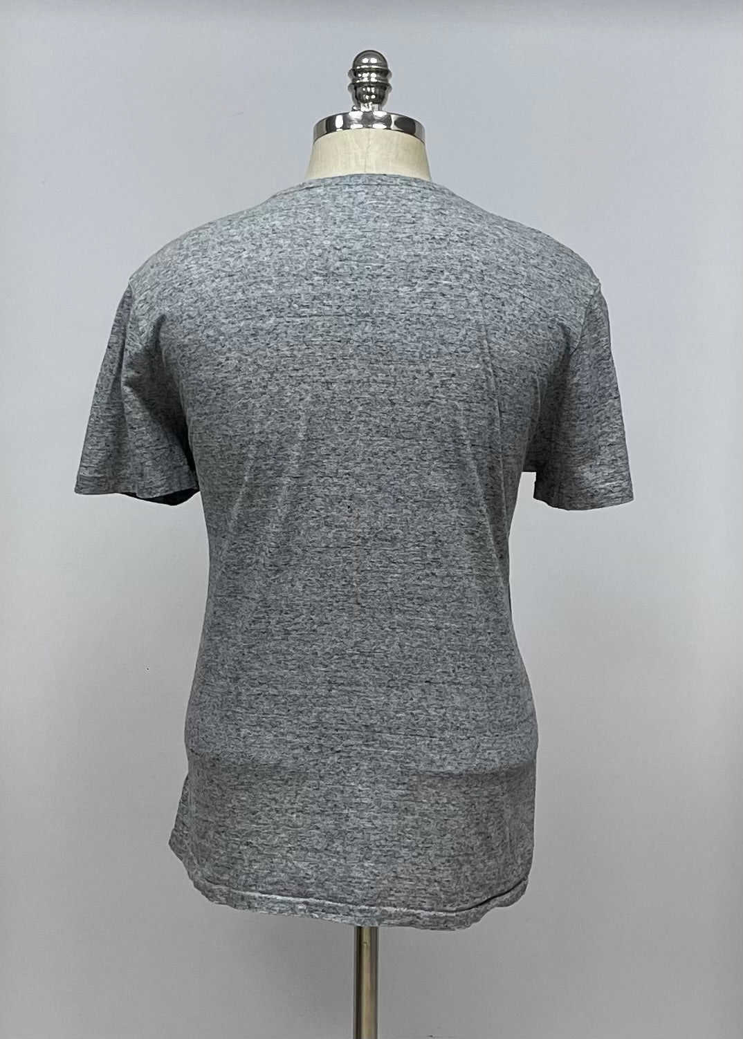 Camiseta cuello Redondo Polo Ralph Lauren 🏇🏼 color gris manga corta Talla Large Entalle Regular