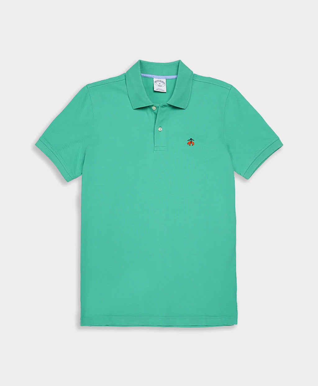 Camiseta Polo Brooks Brothers 🐑 color verde intenso Talla M Entalle Slim Fit