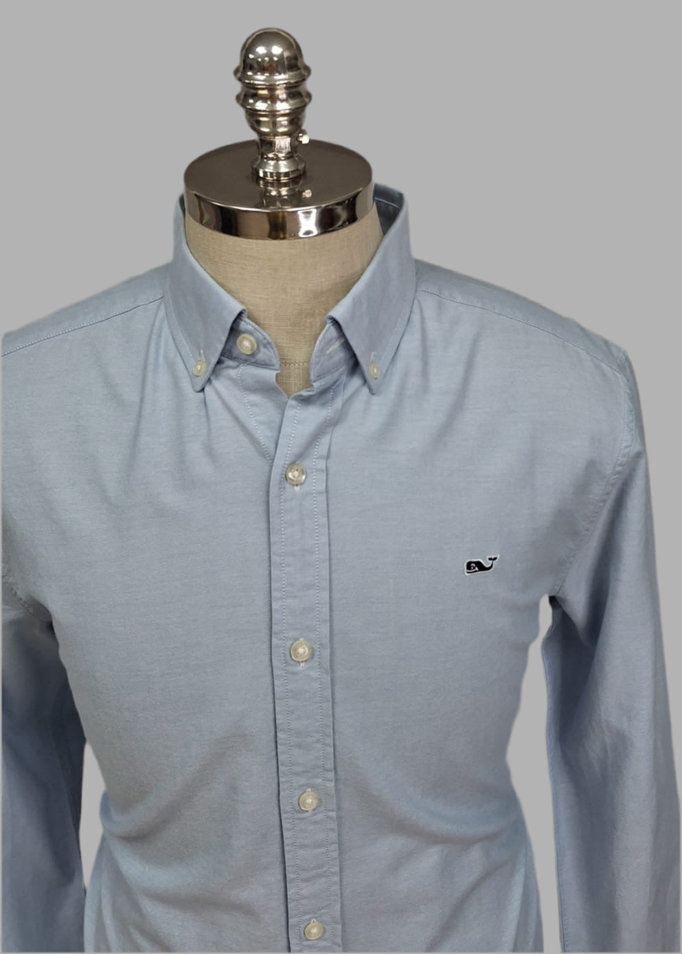 Camisa de botones Vineyard Vines 🐳 Oxford Color celeste Talla M Entalle Regular