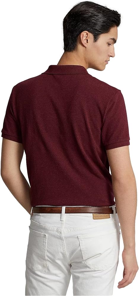 Camiseta Polo Ralph Lauren 🏇🏼 color rojo oscuro Talla M y XL Entalle Clásico