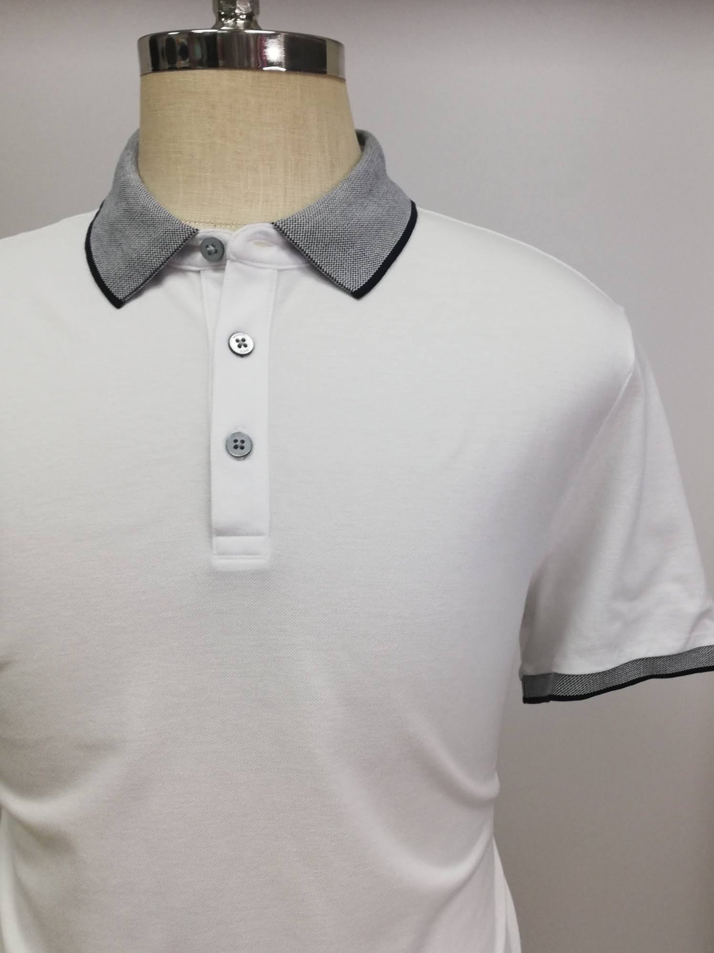 Camiseta Polo Michael Kors color blanco Talla XL Entalle Regular