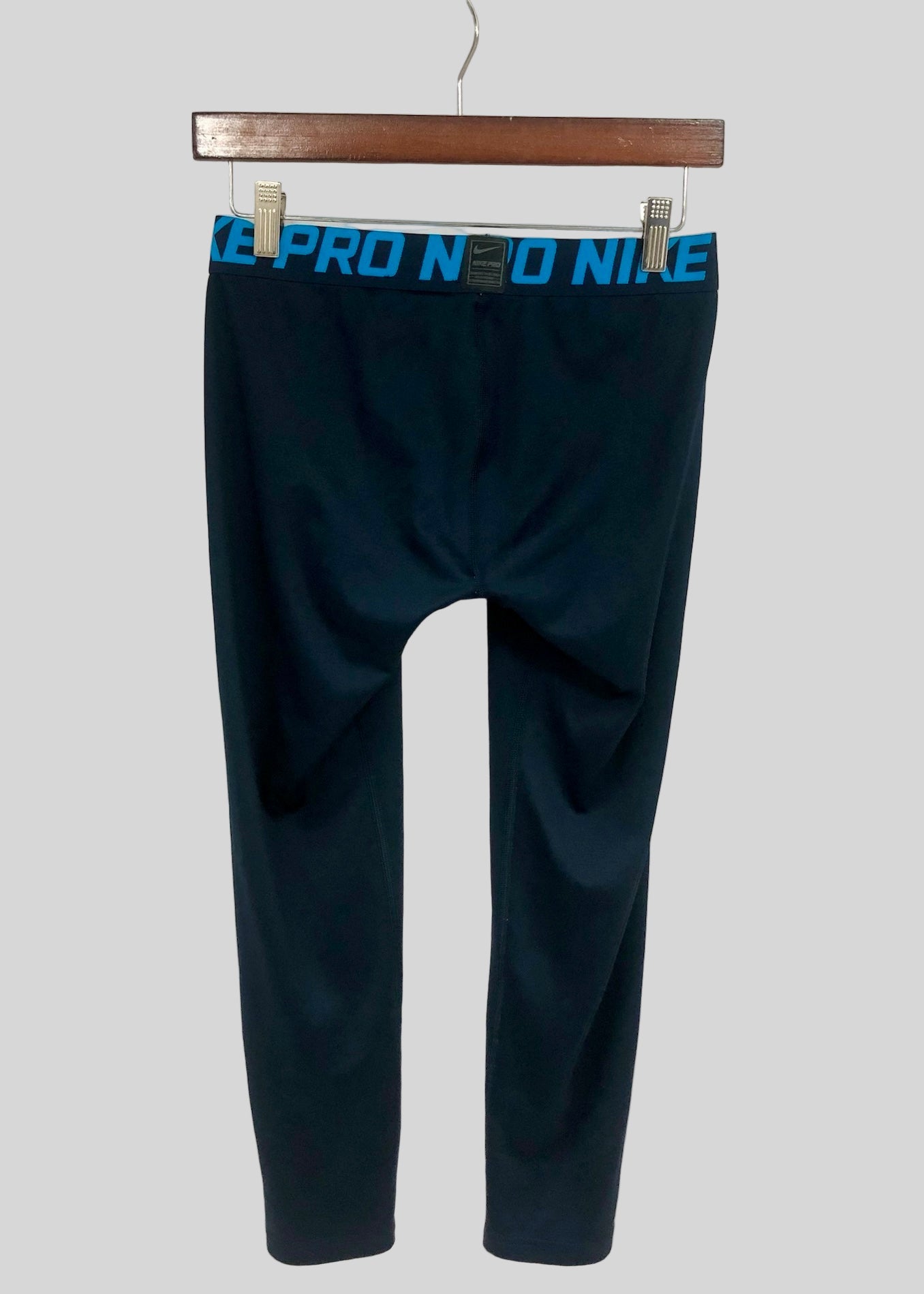Mallas de entrenamiento Nike ✔️ Pro Dri-FIT 3/4 para hombre en Color azul navy Talla M