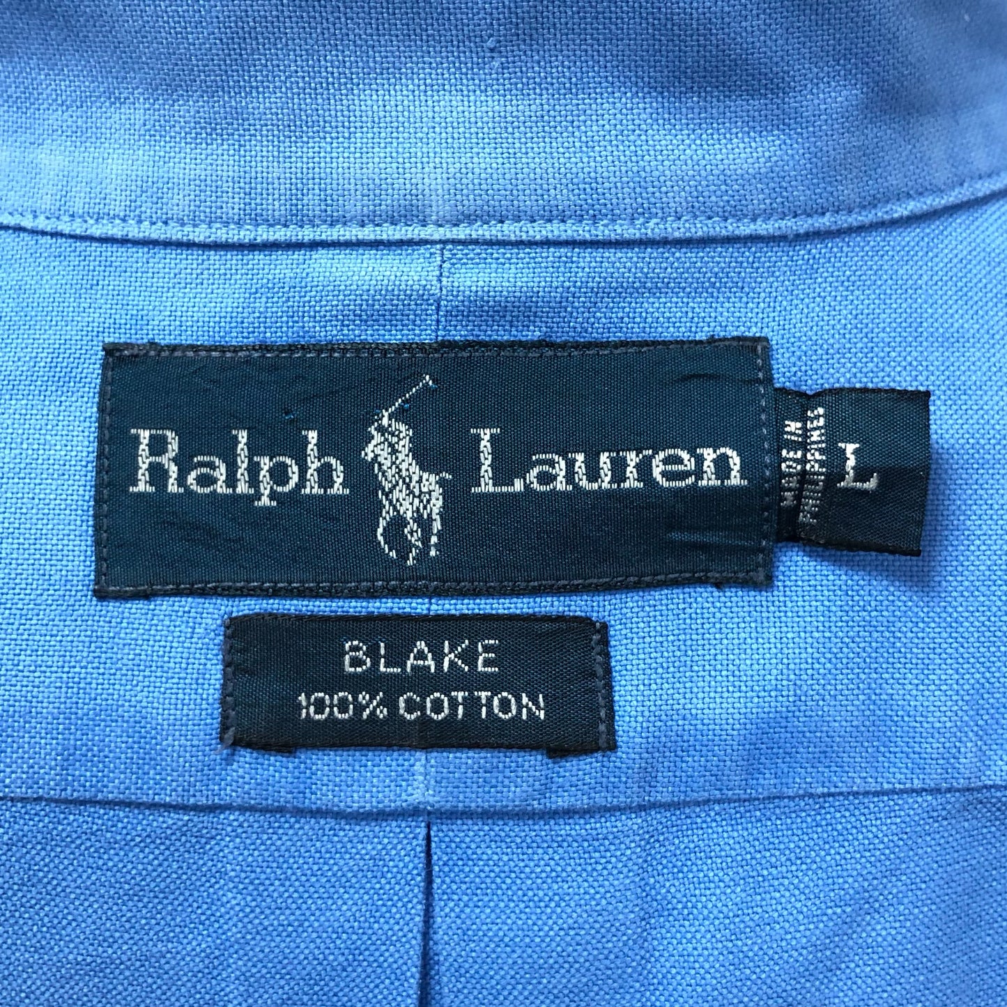 Camisa de botones Polo Ralph Lauren 🏇🏼 color azul Talla XL Entalle Regular (ver descripción)