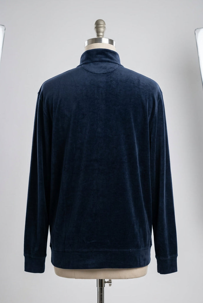 Sueter Jersey de botones Polo Ralph Lauren 🏇🏼 color azul navy con logo gris Talla XL