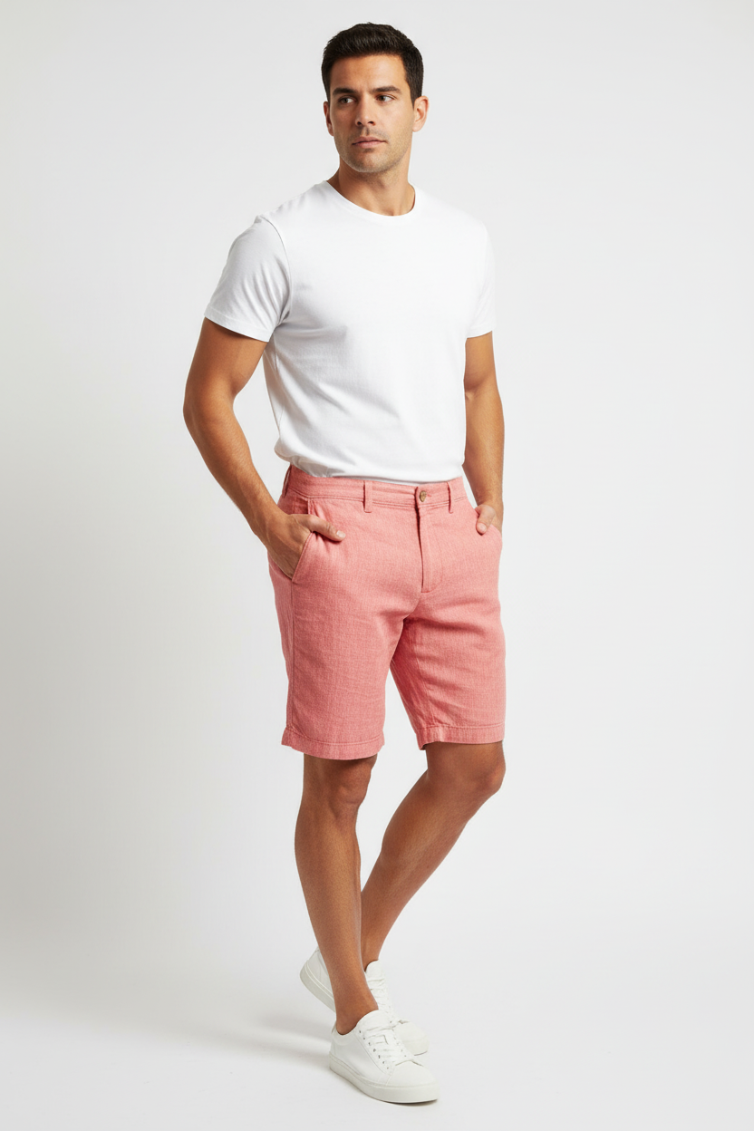 Short Casual Banana Republic 🇺🇸 color rojo claro talla 32