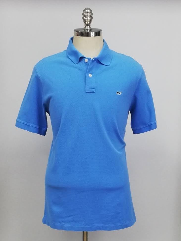 Camiseta Polo Vineyard Vines 🐳 color celeste Talla M Entalle Clásico