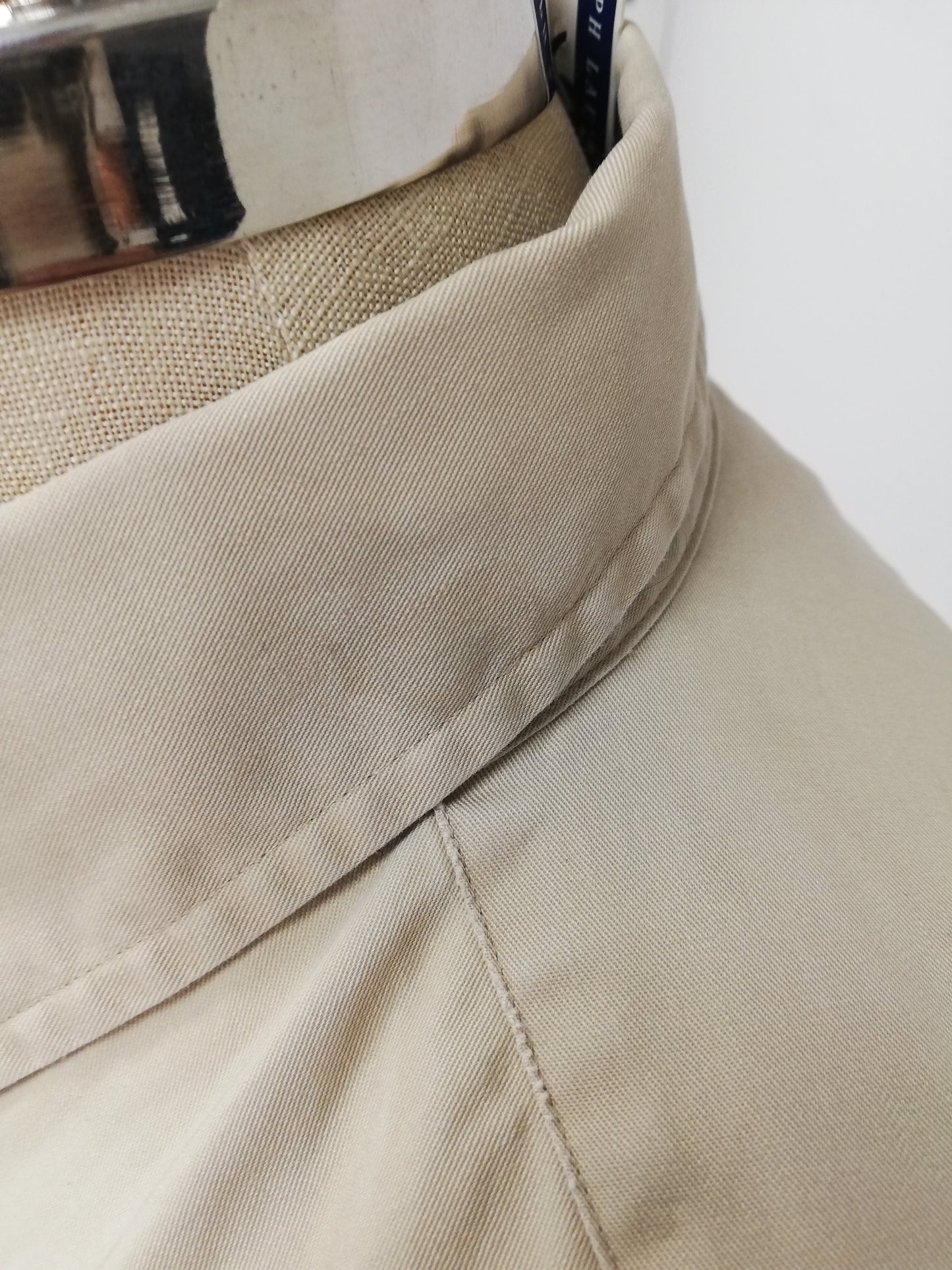 Camisa de botones Polo Ralph Lauren 🏇🏼 Color Kaki Talla L Entalle Regular(ver descripción)