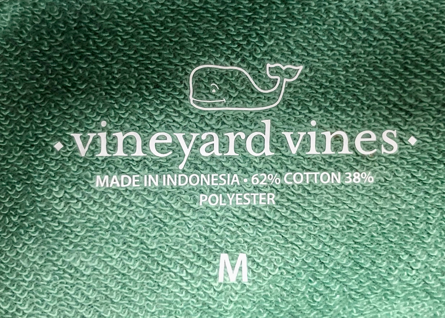 Sueter Jersey con cuello Redondo Vineyard Vines 🐳 color verde claro Talla M