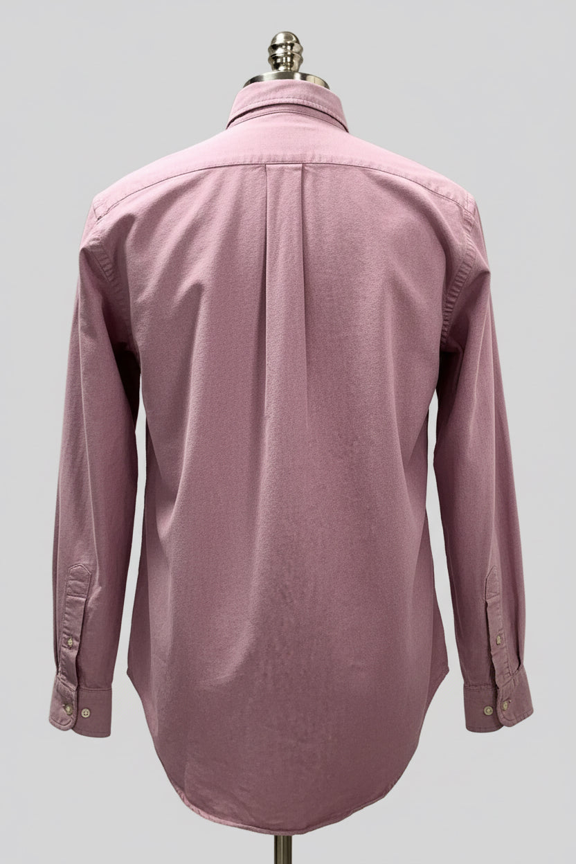 Camisa de botones Polo Ralph Lauren 🏇🏼 Oxford en color rosado oscuro Talla L Entalle Clásico