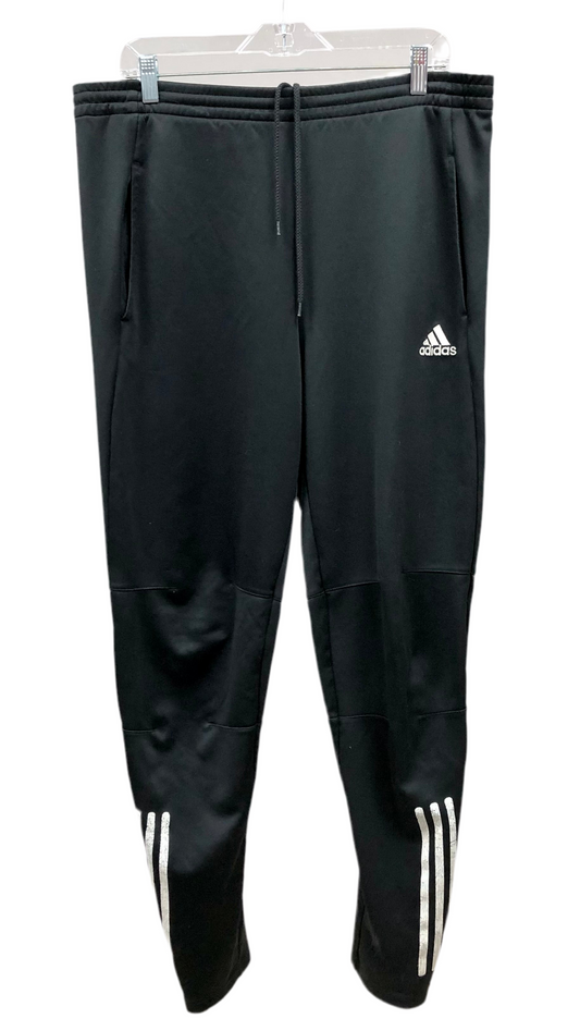 Pantalon Jogger marca Adidas 🏃🏻‍♂️ en color negro con lineas en blanco Talla M