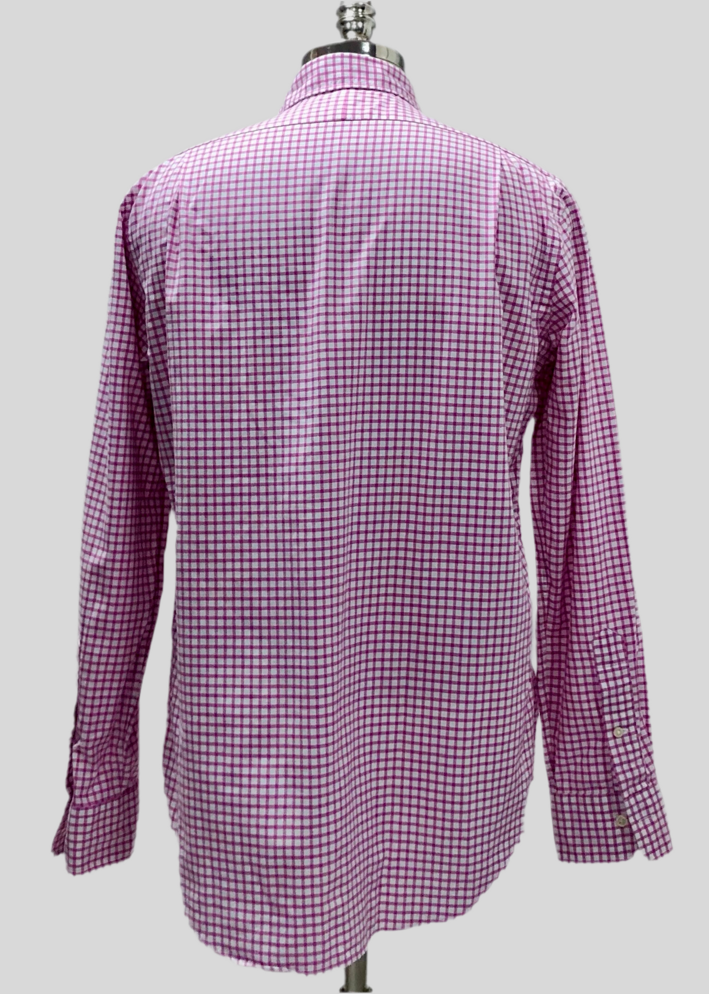 Camisa de botones Polo Ralph Lauren 🏇🏼 de cuadros en violeta y blanco Talla M Entalle Regular