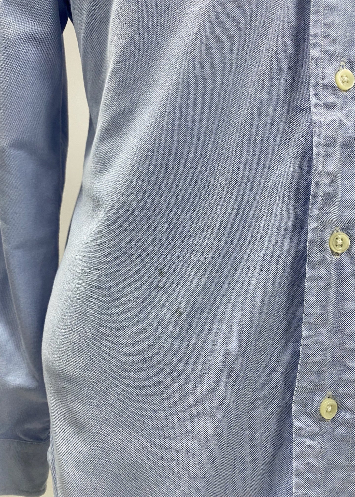 Camisa de botones Polo Ralph Lauren 🏇🏼 Oxford en color celeste Talla S Entalle Clásico (ver descripción)