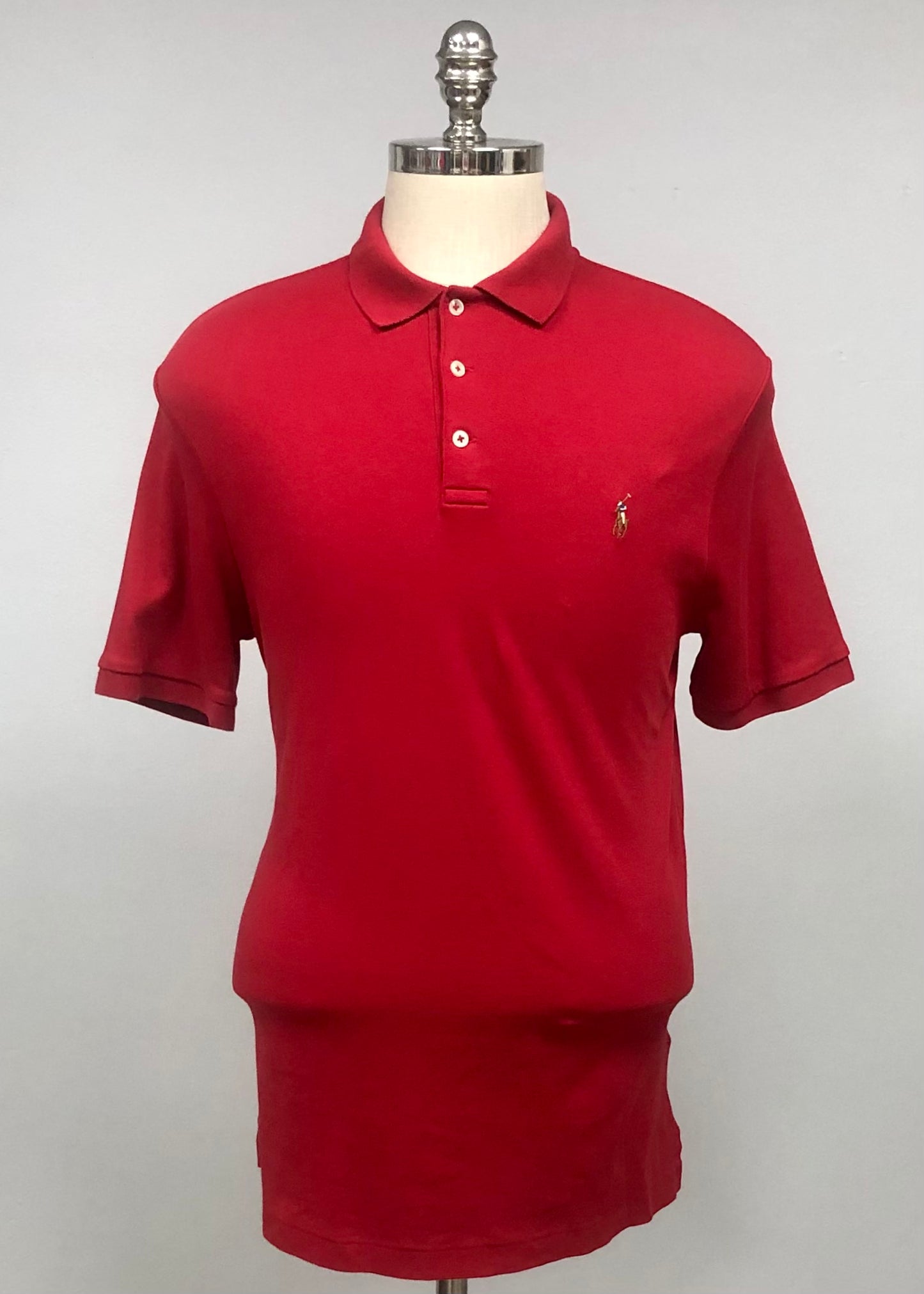 Camiseta Polo Ralph Lauren 🏇🏼color rojo Talla M Entalle Clásico